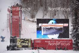17.01.2016, Tauplitz/Bad Mitterndorf, Austria (AUT): video display   - FIS ski flying world championships, team HS225, Tauplitz/Bad Mitterndorf (AUT). www.nordicfocus.com. © Rauschendorfer/NordicFocus. Every downloaded picture is fee-liable.