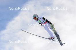 14.01.2016, Tauplitz/Bad Mitterndorf, Austria (AUT): Kento Sakuyama (JPN) - FIS ski flying world championships, Qualification, Tauplitz/Bad Mitterndorf (AUT). www.nordicfocus.com. © Rauschendorfer/NordicFocus. Every downloaded picture is fee-liable.