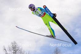 14.01.2016, Tauplitz/Bad Mitterndorf, Austria (AUT): Andreas Wellinger (GER) - FIS ski flying world championships, Qualification, Tauplitz/Bad Mitterndorf (AUT). www.nordicfocus.com. © Rauschendorfer/NordicFocus. Every downloaded picture is fee-liable.