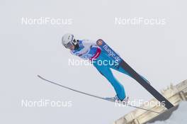 30.01.2016, Oberstdorf, Germany (GER): Elena Runggaldier (ITA) - FIS world cup ski jumping ladies, individual HS106, Oberstdorf (GER). www.nordicfocus.com. © Manzoni/NordicFocus. Every downloaded picture is fee-liable.