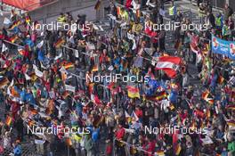 30.01.2016, Oberstdorf, Germany (GER): Event Feature: Fans with flags - FIS world cup ski jumping ladies, individual HS106, Oberstdorf (GER). www.nordicfocus.com. © Manzoni/NordicFocus. Every downloaded picture is fee-liable.