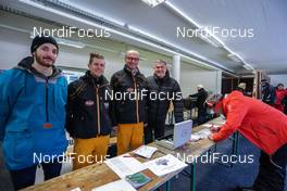 24.01.2016, Lienz, Austria (AUT): Bib and info point   - FIS Marathon Cup Dolomitenlauf, Lienz (AUT). www.nordicfocus.com. © Russolo/NordicFocus. Every downloaded picture is fee-liable.