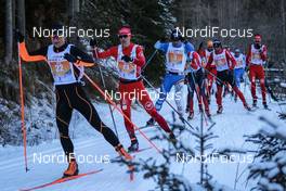 24.01.2016, Lienz, Austria (AUT): Sretr Radek, Poirrier Bastien, Bonaldi Sergio, (l-r)  - FIS Marathon Cup Dolomitenlauf, Lienz (AUT). www.nordicfocus.com. © Russolo/NordicFocus. Every downloaded picture is fee-liable.