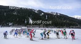 23.01.2016, Lienz, Austria (AUT): Beautiful view of the race   - FIS Marathon Cup Dolomitenlauf, Lienz (AUT). www.nordicfocus.com. © Russolo/NordicFocus. Every downloaded picture is fee-liable.