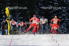 24.01.2016, Lienz, Austria (AUT): Final Sprint    - FIS Marathon Cup Dolomitenlauf, Lienz (AUT). www.nordicfocus.com. © Russolo/NordicFocus. Every downloaded picture is fee-liable.