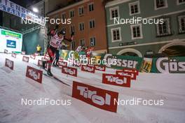 22.01.2016, Lienz, Austria (AUT): Tobias Habenicht (AUT ), Reese Hannemann (USA), Benjamin Moser (AUT), Dcindra Grusta (NOR), (l-r)  - FIS Marathon Cup Dolomitenlauf, Lienz (AUT). www.nordicfocus.com. © Russolo/NordicFocus. Every downloaded picture is fee-liable.