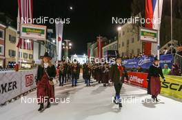 22.01.2016, Lienz, Austria (AUT): Lienz' sprint stadium and celebrations   - FIS Marathon Cup Dolomitenlauf, Lienz (AUT). www.nordicfocus.com. © Russolo/NordicFocus. Every downloaded picture is fee-liable.