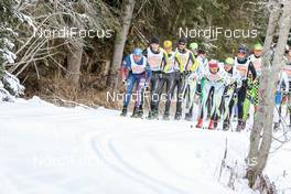 23.01.2016, Lienz, Austria (AUT): Andy Newell, Francesco Fuccaro - FIS Marathon Cup Dolomitenlauf, Lienz (AUT). www.nordicfocus.com. © Russolo/NordicFocus. Every downloaded picture is fee-liable.