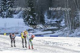 23.01.2016, Lienz, Austria (AUT): Group of athletes in the lead   - FIS Marathon Cup Dolomitenlauf, Lienz (AUT). www.nordicfocus.com. © Russolo/NordicFocus. Every downloaded picture is fee-liable.