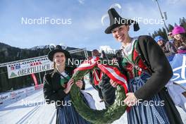 23.01.2016, Lienz, Austria (AUT): Prize Giving Ceremony    - FIS Marathon Cup Dolomitenlauf, Lienz (AUT). www.nordicfocus.com. © Russolo/NordicFocus. Every downloaded picture is fee-liable.
