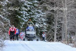 23.01.2016, Lienz, Austria (AUT): Group of skiers in the track   - FIS Marathon Cup Dolomitenlauf, Lienz (AUT). www.nordicfocus.com. © Russolo/NordicFocus. Every downloaded picture is fee-liable.