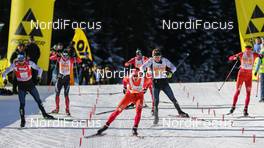 24.01.2016, Lienz, Austria (AUT): Poirrier Bastien at the finish - FIS Marathon Cup Dolomitenlauf, Lienz (AUT). www.nordicfocus.com. © Russolo/NordicFocus. Every downloaded picture is fee-liable.
