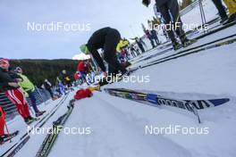 23.01.2016, Lienz, Austria (AUT): Salomon skis and preparation of athletes   - FIS Marathon Cup Dolomitenlauf, Lienz (AUT). www.nordicfocus.com. © Russolo/NordicFocus. Every downloaded picture is fee-liable.