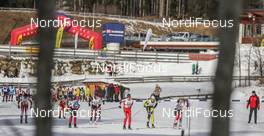 23.01.2016, Lienz, Austria (AUT): Skiers during the race   - FIS Marathon Cup Dolomitenlauf, Lienz (AUT). www.nordicfocus.com. © Russolo/NordicFocus. Every downloaded picture is fee-liable.