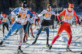 24.01.2016, Lienz, Austria (AUT): Bonalsi Sergio, Pralong Candide (l-r)  - FIS Marathon Cup Dolomitenlauf, Lienz (AUT). www.nordicfocus.com. © Russolo/NordicFocus. Every downloaded picture is fee-liable.
