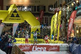 22.01.2016, Lienz, Austria (AUT): Nico Weirich (GER), Mirco Bertolini (ITA), Candide Pralong (FRA), (l-r)  - FIS Marathon Cup Dolomitenlauf, Lienz (AUT). www.nordicfocus.com. © Russolo/NordicFocus. Every downloaded picture is fee-liable.