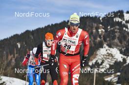 30.01.2016, Tannheimer Tal, Austria (AUT) - Bad Hindelang, Germany (GER): Peter Milz (GER), Stefano Ciprian (ITA), (l-r)  - Skitrail Tannheimertal, Bad Hindelang (GER). www.nordicfocus.com. © Felgenhauer/NordicFocus. Every downloaded picture is fee-liable.