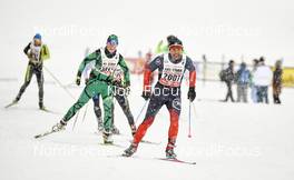 31.01.2016, Tannheimer Tal, Austria (AUT) - Bad Hindelang, Germany (GER): Nick Montgomery (AUS), Dani Raess (SUI) - Skitrail Tannheimertal, Bad Hindelang (GER). www.nordicfocus.com. © Felgenhauer/NordicFocus. Every downloaded picture is fee-liable.