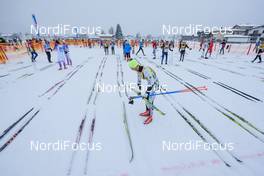 13.-14.02.2016, St. Johann Austria (AUT): Preparations before the start of the race - Int. Tiroler Koasaloppet, St. Johann (AUT). www.nordicfocus.com. © Rauschendorfer/NordicFocus. Every downloaded picture is fee-liable.
