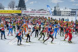 13.-14.02.2016, St. Johann Austria (AUT): Start of the race - Int. Tiroler Koasaloppet, St. Johann (AUT). www.nordicfocus.com. © Rauschendorfer/NordicFocus. Every downloaded picture is fee-liable.