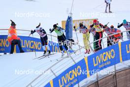 03.12.2016, Livigno, Italy (ITA): Leaders of the womens race  - Ski Classics La Sgambeda, Livigno (ITA). www.nordicfocus.com. © Rauschendorfer/NordicFocus. Every downloaded picture is fee-liable.