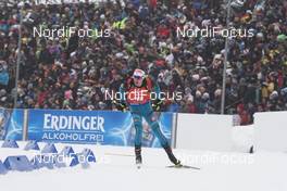 08.01.2017, Oberhof, Germany (GER): Quentin Fillon Maillet (FRA) -  IBU world cup biathlon, mass men, Oberhof (GER). www.nordicfocus.com. © Manzoni/NordicFocus. Every downloaded picture is fee-liable.