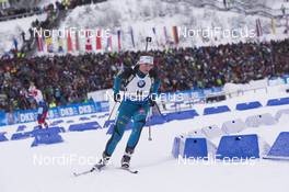 08.01.2017, Oberhof, Germany (GER): Anais Bescond (FRA) -  IBU world cup biathlon, mass women, Oberhof (GER). www.nordicfocus.com. © Manzoni/NordicFocus. Every downloaded picture is fee-liable.