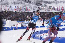 07.01.2017, Oberhof, Germany (GER): Dominik Landertinger (AUT) -  IBU world cup biathlon, pursuit men, Oberhof (GER). www.nordicfocus.com. © Manzoni/NordicFocus. Every downloaded picture is fee-liable.
