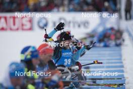 07.01.2017, Oberhof, Germany (GER): Antonin Guigonnat (FRA) -  IBU world cup biathlon, pursuit men, Oberhof (GER). www.nordicfocus.com. © Manzoni/NordicFocus. Every downloaded picture is fee-liable.