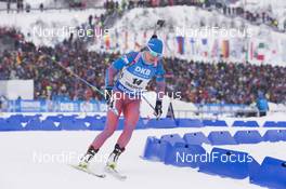 07.01.2017, Oberhof, Germany (GER): Tatiana Akimova (RUS) -  IBU world cup biathlon, pursuit women, Oberhof (GER). www.nordicfocus.com. © Manzoni/NordicFocus. Every downloaded picture is fee-liable.