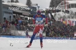 05.01.2017, Oberhof, Germany (GER): Edin Hodzic (SRB) -  IBU world cup biathlon, sprint men, Oberhof (GER). www.nordicfocus.com. © Manzoni/NordicFocus. Every downloaded picture is fee-liable.