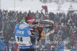 05.01.2017, Oberhof, Germany (GER): Simon Eder (AUT) -  IBU world cup biathlon, sprint men, Oberhof (GER). www.nordicfocus.com. © Manzoni/NordicFocus. Every downloaded picture is fee-liable.