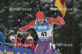 05.01.2017, Oberhof, Germany (GER): Sean Doherty (USA) -  IBU world cup biathlon, sprint men, Oberhof (GER). www.nordicfocus.com. © Manzoni/NordicFocus. Every downloaded picture is fee-liable.