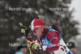 05.01.2017, Oberhof, Germany (GER): Christian Gow (CAN) -  IBU world cup biathlon, sprint men, Oberhof (GER). www.nordicfocus.com. © Manzoni/NordicFocus. Every downloaded picture is fee-liable.
