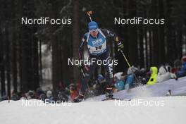 05.01.2017, Oberhof, Germany (GER): Lukas Hofer (ITA) -  IBU world cup biathlon, sprint men, Oberhof (GER). www.nordicfocus.com. © Manzoni/NordicFocus. Every downloaded picture is fee-liable.