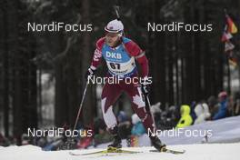 05.01.2017, Oberhof, Germany (GER): Macx Davies (CAN) -  IBU world cup biathlon, sprint men, Oberhof (GER). www.nordicfocus.com. © Manzoni/NordicFocus. Every downloaded picture is fee-liable.