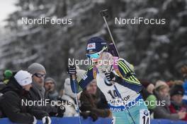 06.01.2017, Oberhof, Germany (GER): Yuliya Zhuravok (UKR) -  IBU world cup biathlon, sprint women, Oberhof (GER). www.nordicfocus.com. © Manzoni/NordicFocus. Every downloaded picture is fee-liable.