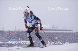 15.01.2017, Ruhpolding, Germany (GER): David Komatz (AUT) -  IBU world cup biathlon, pursuit men, Ruhpolding (GER). www.nordicfocus.com. © Manzoni/NordicFocus. Every downloaded picture is fee-liable.
