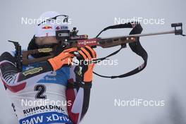 15.01.2017, Ruhpolding, Germany (GER): Julian Eberhard (AUT) -  IBU world cup biathlon, pursuit men, Ruhpolding (GER). www.nordicfocus.com. © Manzoni/NordicFocus. Every downloaded picture is fee-liable.