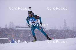 15.01.2017, Ruhpolding, Germany (GER): Simon Fourcade (FRA) -  IBU world cup biathlon, pursuit men, Ruhpolding (GER). www.nordicfocus.com. © Manzoni/NordicFocus. Every downloaded picture is fee-liable.