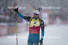 15.01.2017, Ruhpolding, Germany (GER): Martin Fourcade (FRA) -  IBU world cup biathlon, pursuit men, Ruhpolding (GER). www.nordicfocus.com. © Manzoni/NordicFocus. Every downloaded picture is fee-liable.