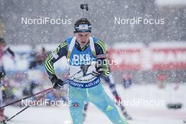15.01.2017, Ruhpolding, Germany (GER): Dmytro Pidruchnyi (UKR) -  IBU world cup biathlon, pursuit men, Ruhpolding (GER). www.nordicfocus.com. © Manzoni/NordicFocus. Every downloaded picture is fee-liable.