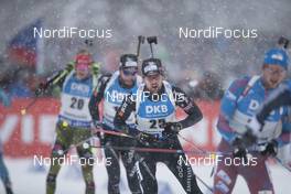 15.01.2017, Ruhpolding, Germany (GER): Mario Dolder (SUI) -  IBU world cup biathlon, pursuit men, Ruhpolding (GER). www.nordicfocus.com. © Manzoni/NordicFocus. Every downloaded picture is fee-liable.