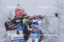 15.01.2017, Ruhpolding, Germany (GER): Arnd Peiffer (GER) -  IBU world cup biathlon, pursuit men, Ruhpolding (GER). www.nordicfocus.com. © Manzoni/NordicFocus. Every downloaded picture is fee-liable.