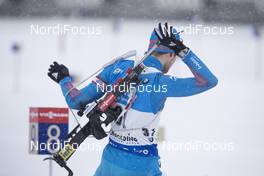15.01.2017, Ruhpolding, Germany (GER): Maxim Tsvetkov (RUS) -  IBU world cup biathlon, pursuit men, Ruhpolding (GER). www.nordicfocus.com. © Manzoni/NordicFocus. Every downloaded picture is fee-liable.