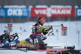 15.01.2017, Ruhpolding, Germany (GER): Laura Dahlmeier (GER) -  IBU world cup biathlon, pursuit women, Ruhpolding (GER). www.nordicfocus.com. © Manzoni/NordicFocus. Every downloaded picture is fee-liable.