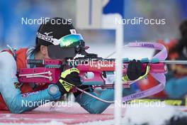 15.01.2017, Ruhpolding, Germany (GER): Fuyuko Tachizaki (JPN) -  IBU world cup biathlon, pursuit women, Ruhpolding (GER). www.nordicfocus.com. © Manzoni/NordicFocus. Every downloaded picture is fee-liable.