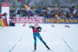 15.01.2017, Ruhpolding, Germany (GER): Marie Dorin Habert (FRA) -  IBU world cup biathlon, pursuit women, Ruhpolding (GER). www.nordicfocus.com. © Manzoni/NordicFocus. Every downloaded picture is fee-liable.