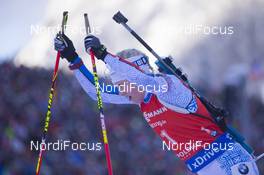 15.01.2017, Ruhpolding, Germany (GER): Kaisa Makarainen (FIN) -  IBU world cup biathlon, pursuit women, Ruhpolding (GER). www.nordicfocus.com. © Manzoni/NordicFocus. Every downloaded picture is fee-liable.