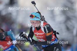 15.01.2017, Ruhpolding, Germany (GER): Selina Gasparin (SUI) -  IBU world cup biathlon, pursuit women, Ruhpolding (GER). www.nordicfocus.com. © Manzoni/NordicFocus. Every downloaded picture is fee-liable.